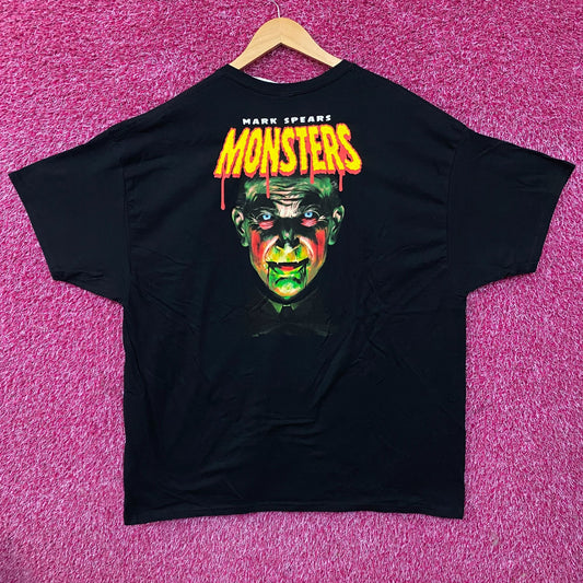Mark Spears Monsters Dracula Horror Graphic T-Shirt 2XL