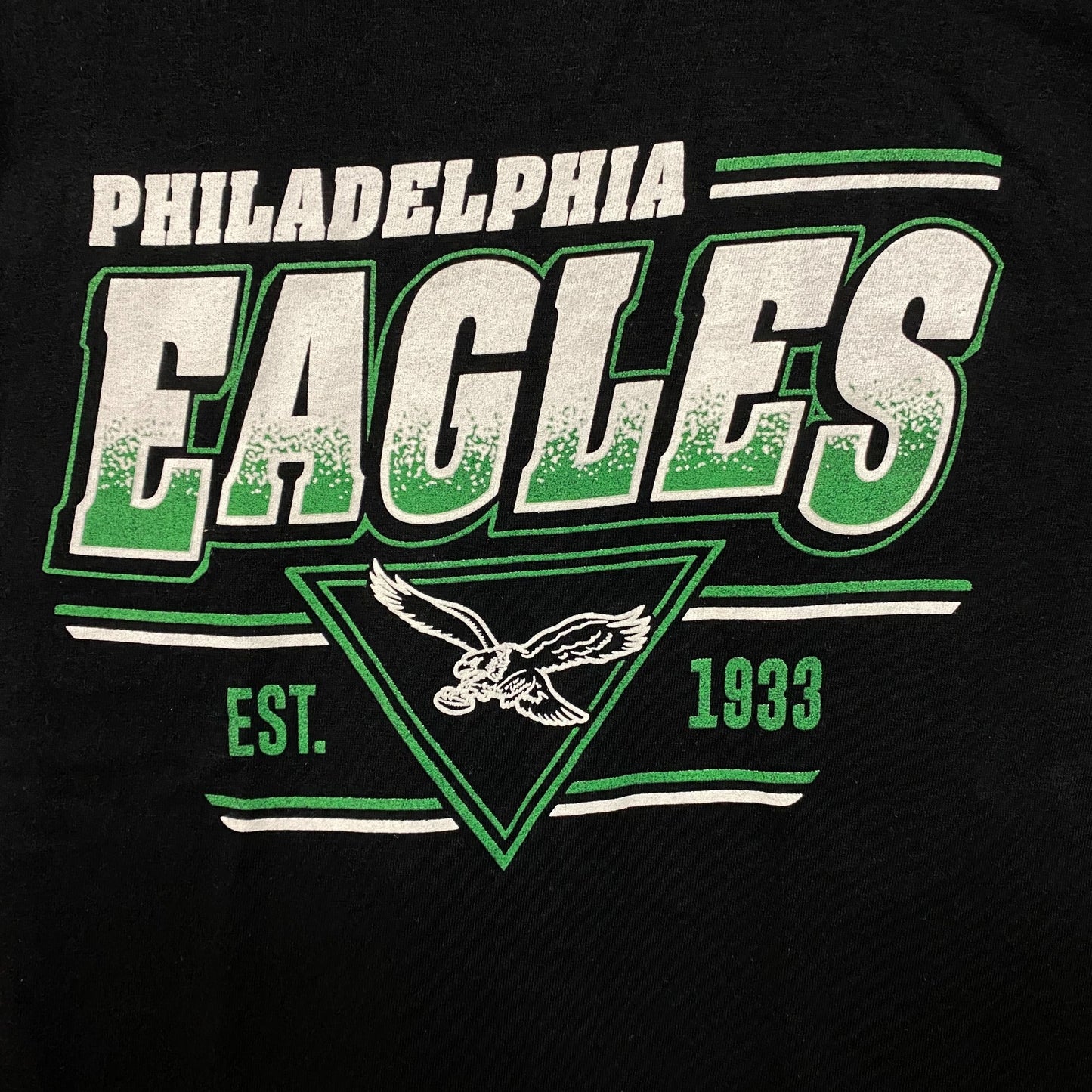 NFL Junk Food Philadelphia Eagles Black Tshirt SIZE Small