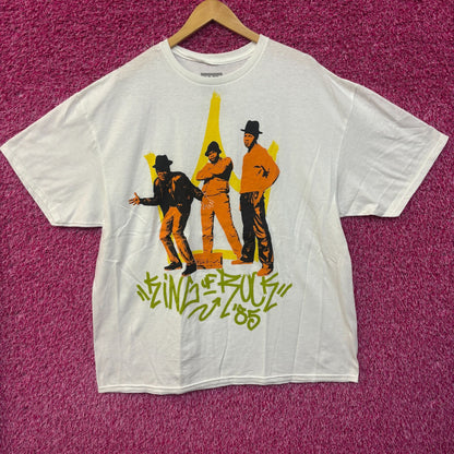 Run DMC King of Rock 85' Rap tee size 2xl