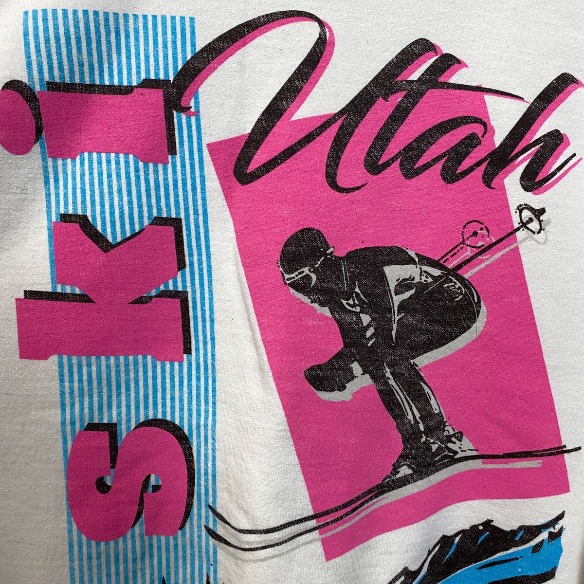 San Segal Vintage Utah Collegiate Extreme Ski Sweatshirt Large