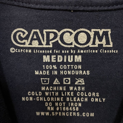Mega Man Press Start II Retro Graphic T-Shirt Medium