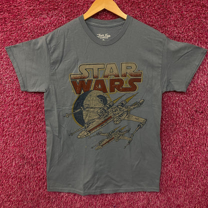 Junk Food Star Wars X-Wing Fighter Retro Graphic T-Shirt Small