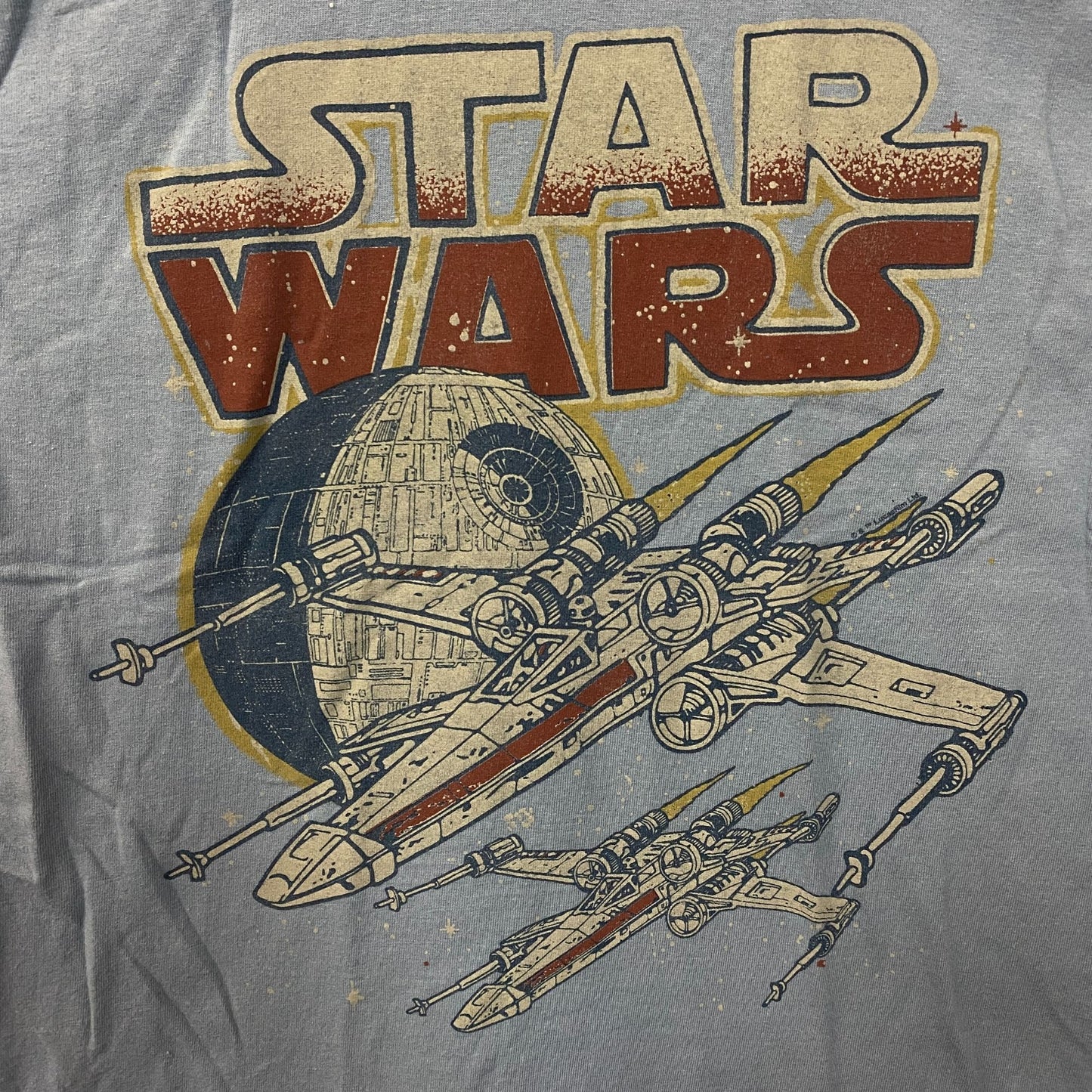 Junk Food Star Wars X-Wing Fighter Retro Graphic T-Shirt Small