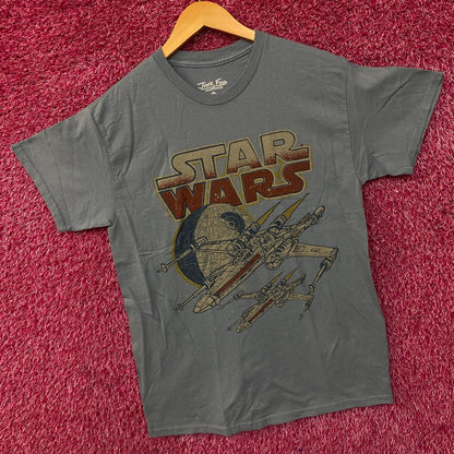 Junk Food Star Wars X-Wing Fighter Retro Graphic T-Shirt Small