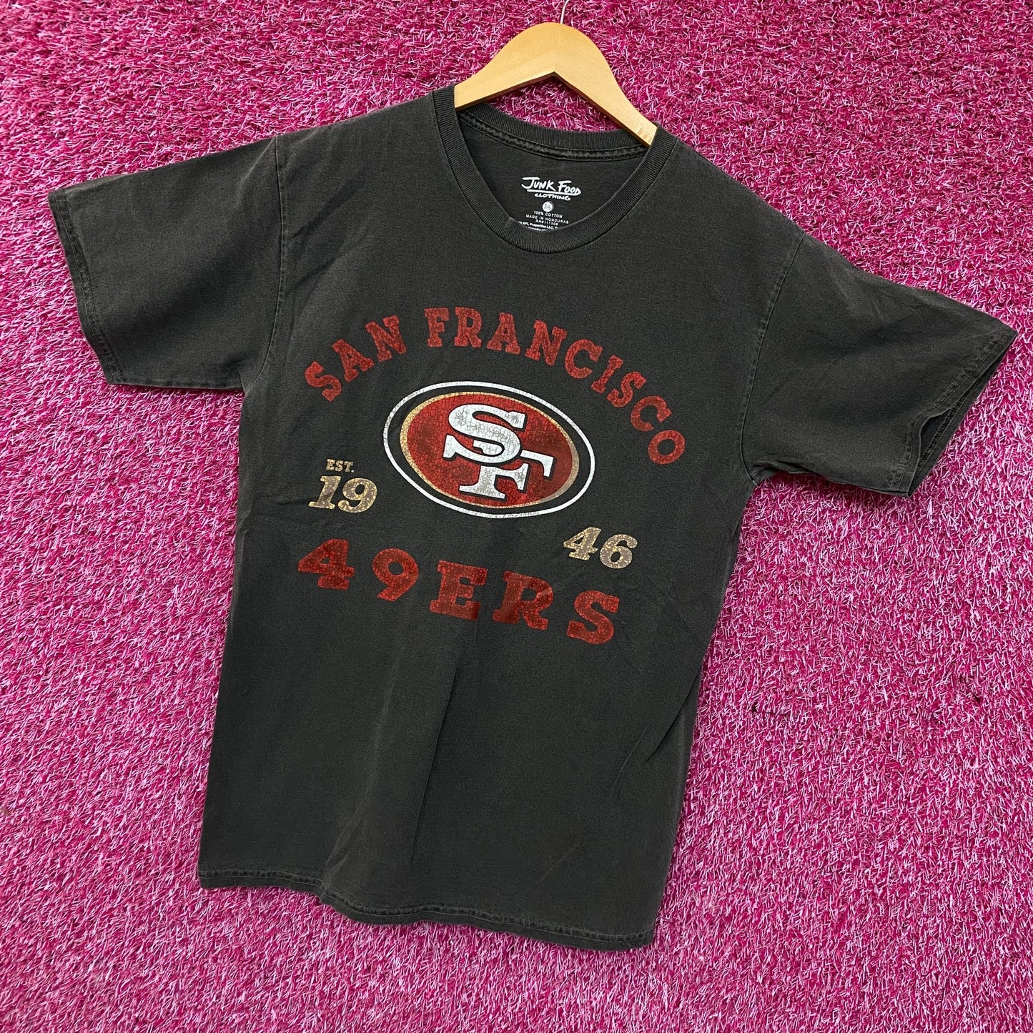Junk Food Clothing San Francisco 49ers Graphic T-Shirt Medium