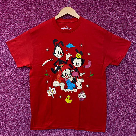 Animaniacs Warner Siblings Characters Graphic T-Shirt Medium