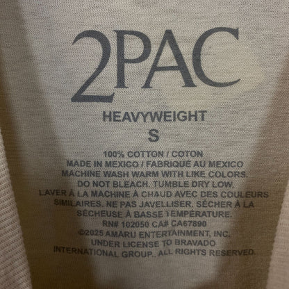 Tupac Never Change Heavyweight Graphic T-Shirt Small