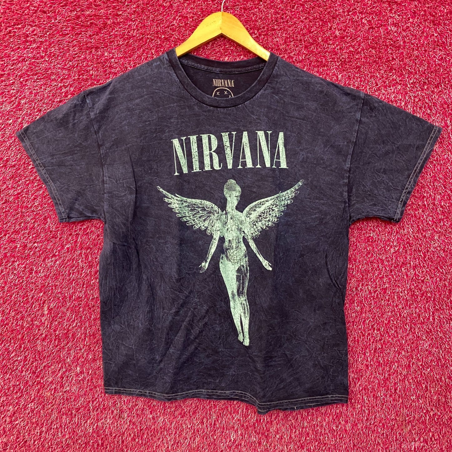 Nirvana Blue Monochrome In Utero Rock tshirt Size XL