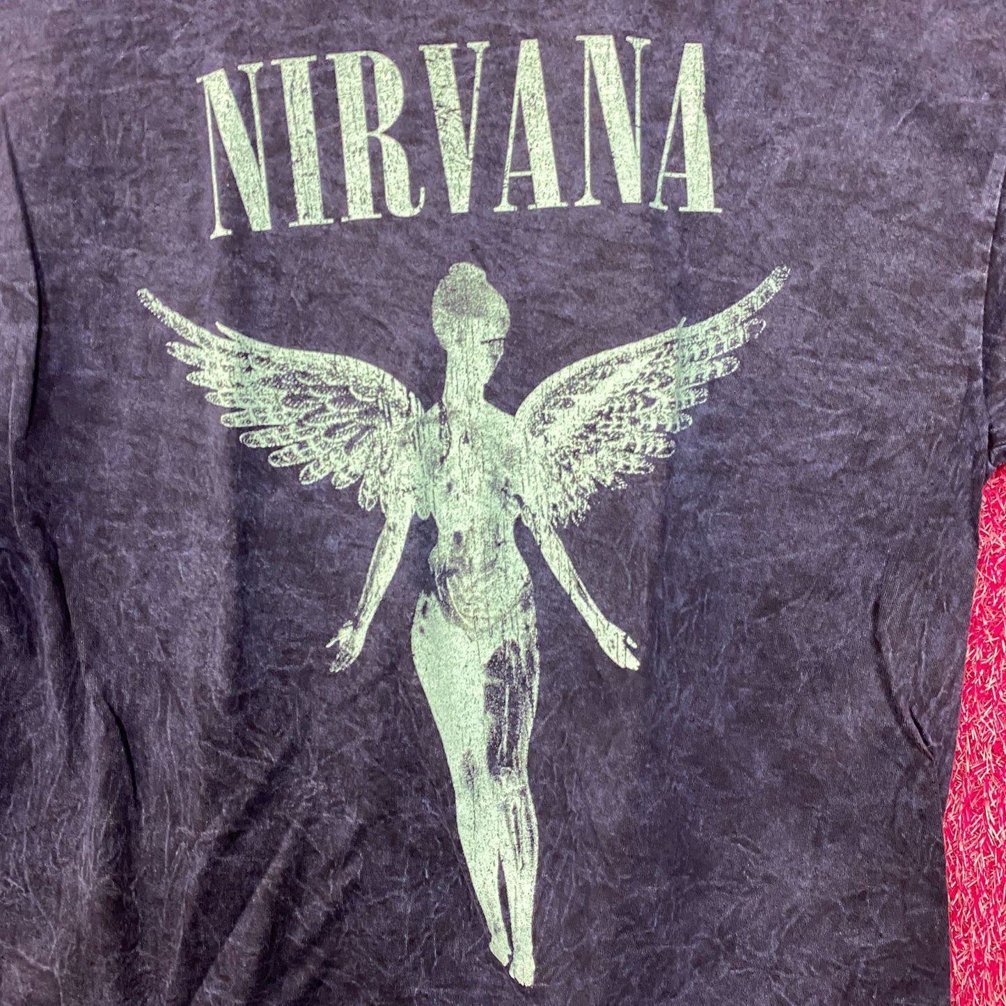 Nirvana Blue Monochrome In Utero Rock tshirt Size XL