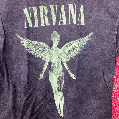 Nirvana Blue Monochrome In Utero Rock tshirt Size XL