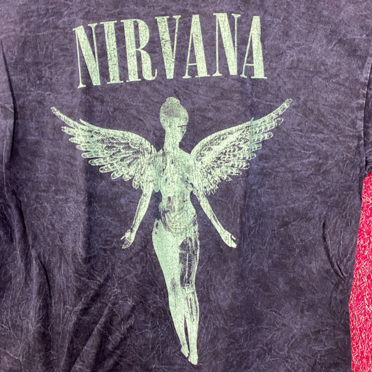 Nirvana Blue Monochrome In Utero Rock tshirt Size XL