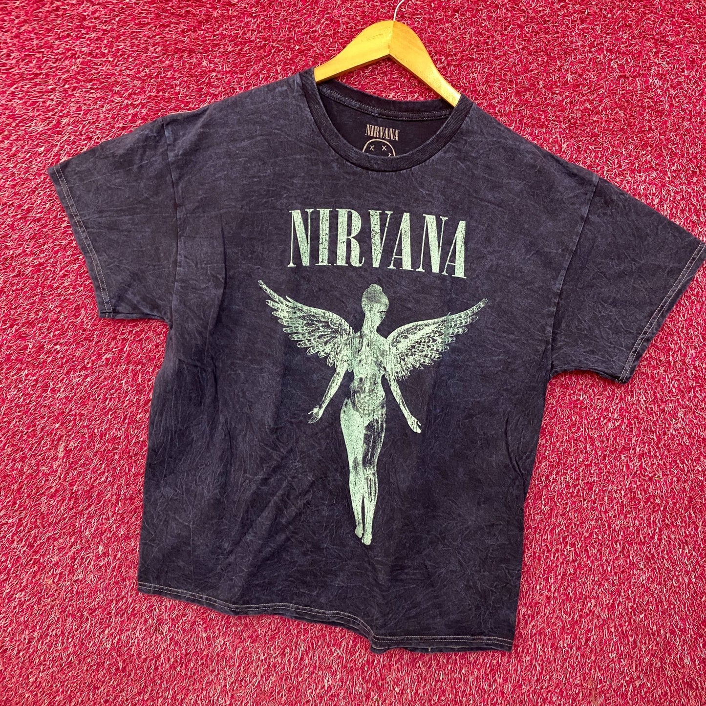 Nirvana Blue Monochrome In Utero Rock tshirt Size XL