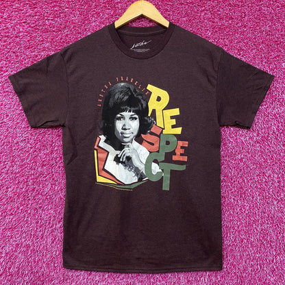 Aretha Franklin Queen Of Soul Respect T-Shirt Medium