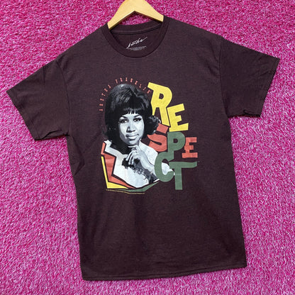 Aretha Franklin Queen Of Soul Respect T-Shirt Medium
