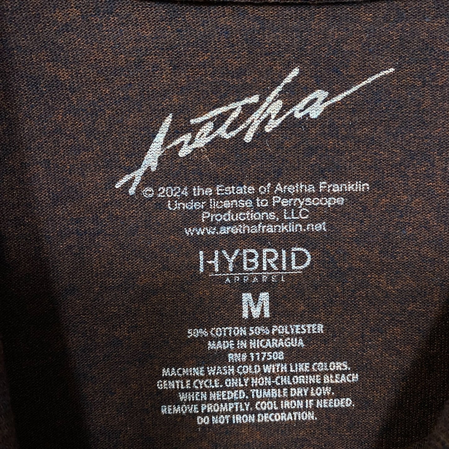 Aretha Franklin Queen Of Soul Respect T-Shirt Medium