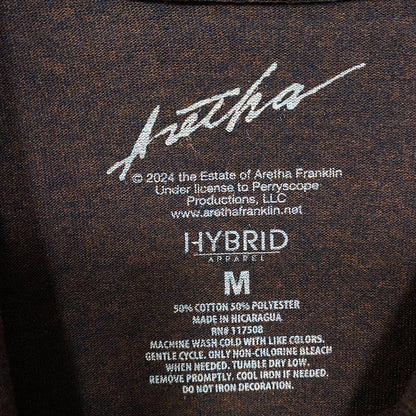 Aretha Franklin Queen Of Soul Respect T-Shirt Medium