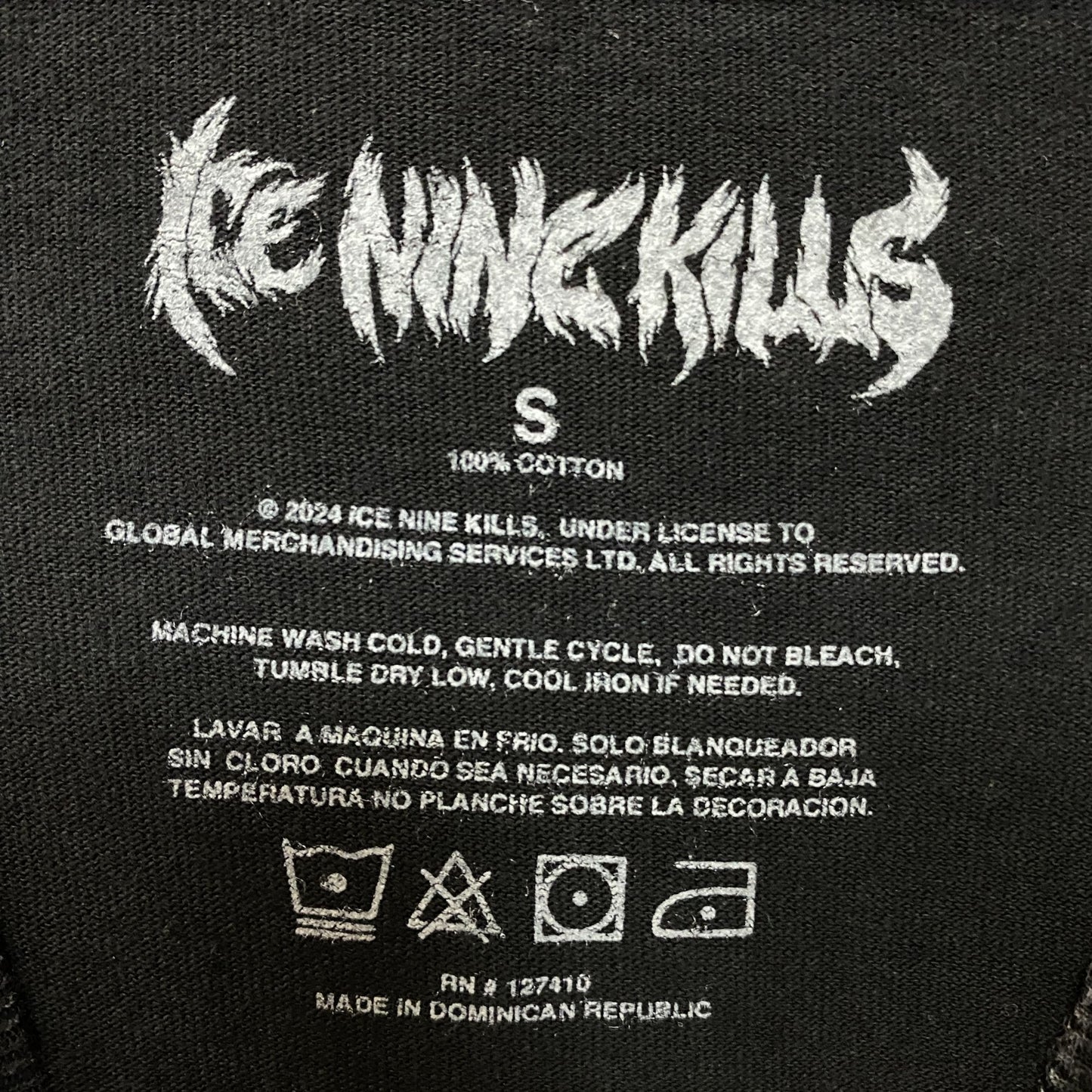 Ice Nine Kills Happy Horror Day's T-Shirt Size Small