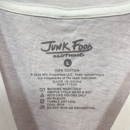Junk Food Clothing NFL Denver Broncos Sleeveless Cropped T-Shirt Large