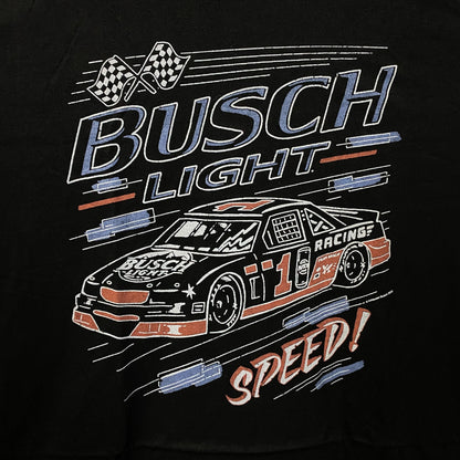 Busch Light Speed Racing Car Graphic Design T-Shirt XL