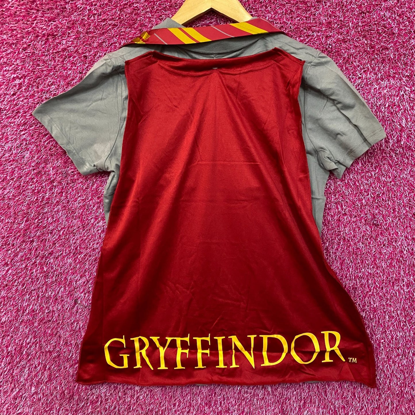 Harry Potter Juniors Gryffindor Caped Polo Shirt Large