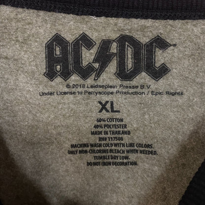 AC/DC High Voltage 1975 Crewneck Sweater size XL