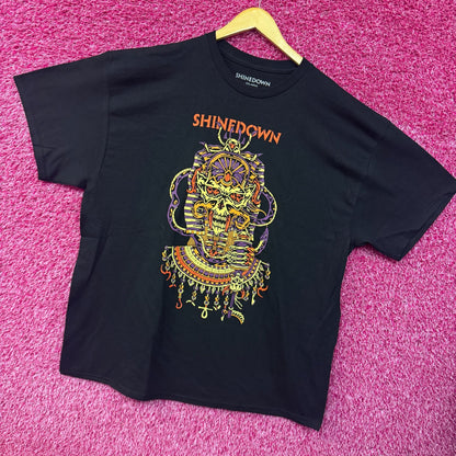 Shinedown Planet Zero Album Mummy Art Pop Rock Band Tee XXL