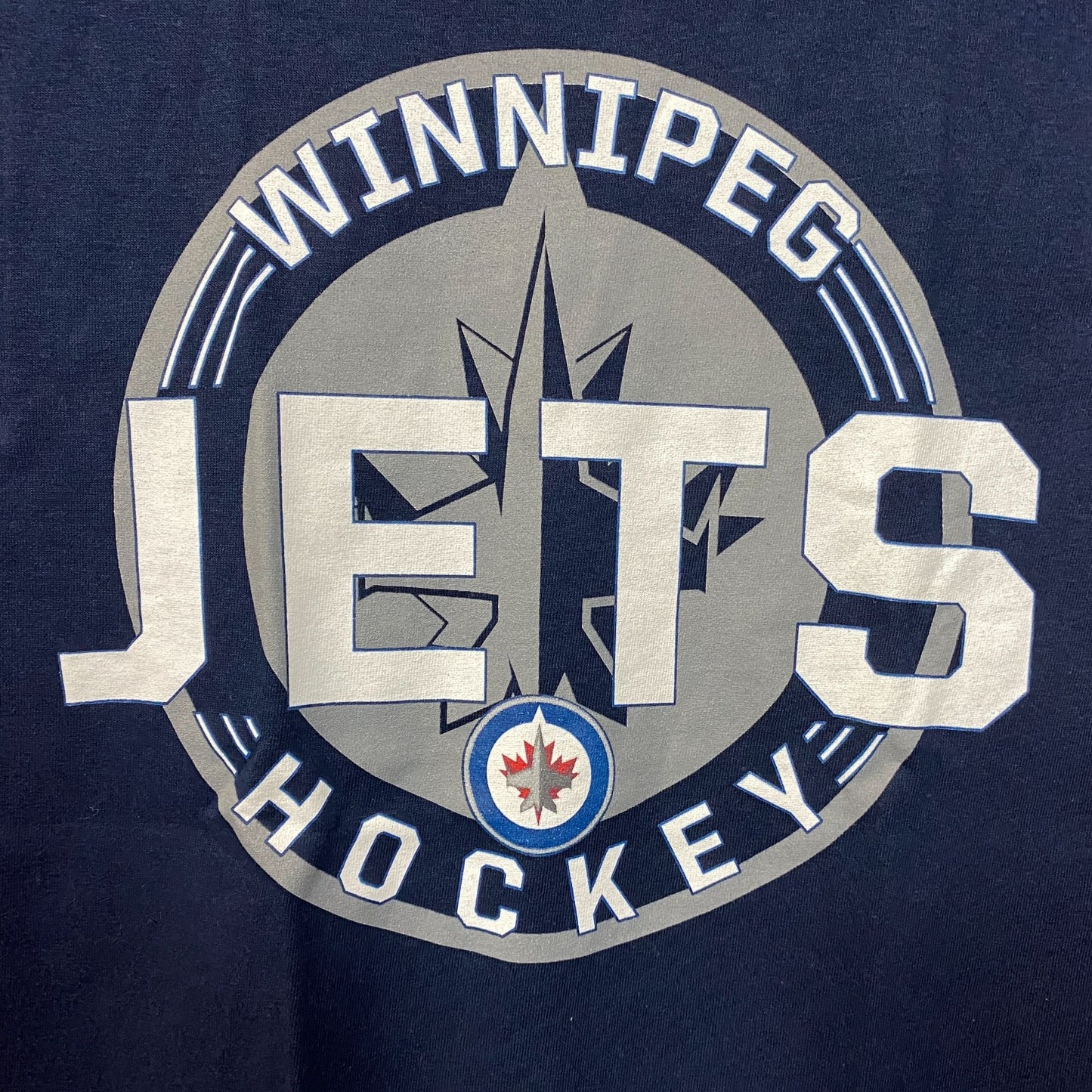 Winnipeg Jets NHL Hockey Graphic Design T-Shirt SM