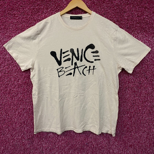 Junk Food Clothing "Venice Beach" Vintage Style Women's Graphic Tee XL