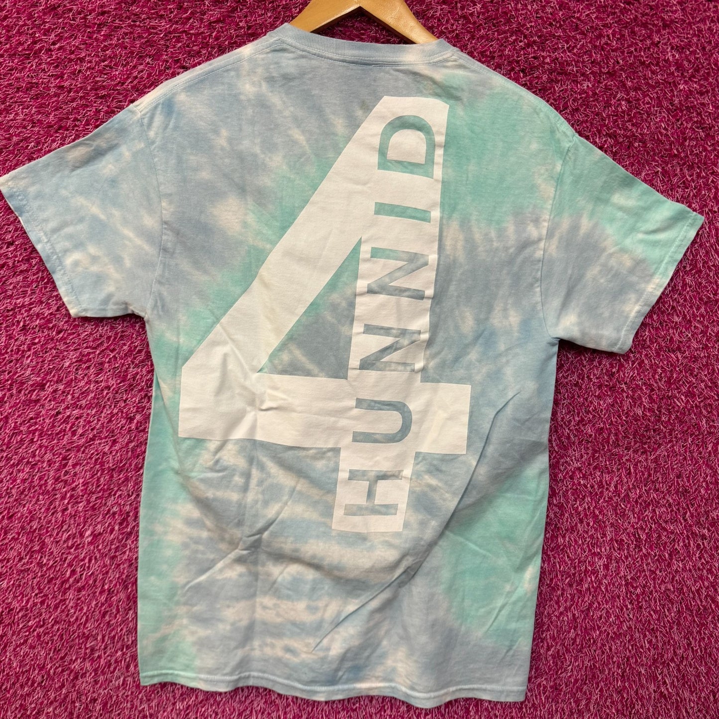 YG 4hunnid West Coast Rap Street Culture Hip Hop Tie Dye M