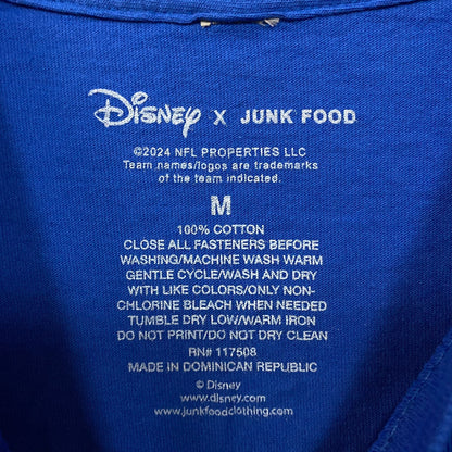Junk Food x NFL DInsey Mickey Mouse Kick Back Los Angeles Rams T-Shirt Medium