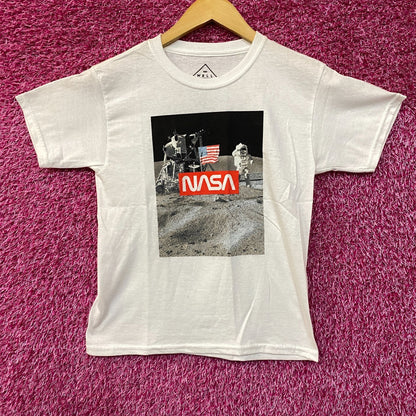 NASA Moon Landing Graphic Design T-Shirt Small