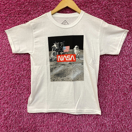 NASA Moon Landing Graphic Design T-Shirt Small