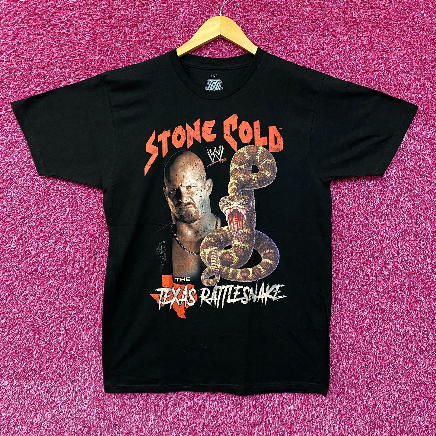WWE Stone Cold Steve Austen The Texas Rattlesnake T-Shirt Large
