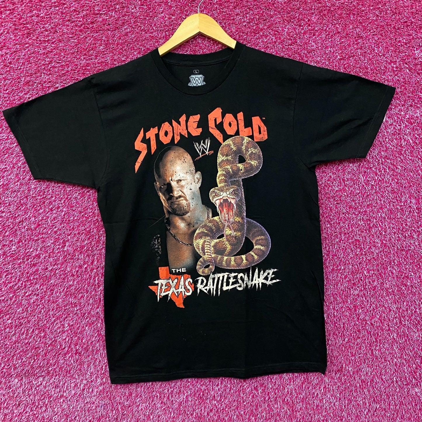 WWE Stone Cold Steve Austen The Texas Rattlesnake T-Shirt Large