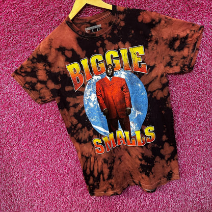 Notorious Big Bleach Dye Rap Tshirt size Medium