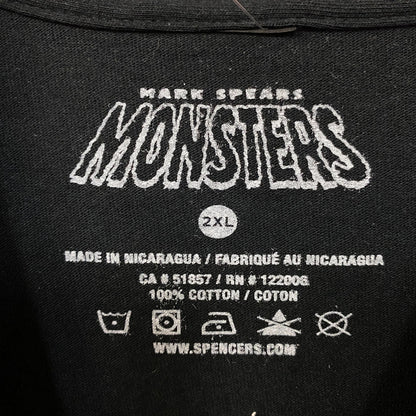 Mark Spears Monsters Last Supper Horror Graphic T-Shirt 2XL