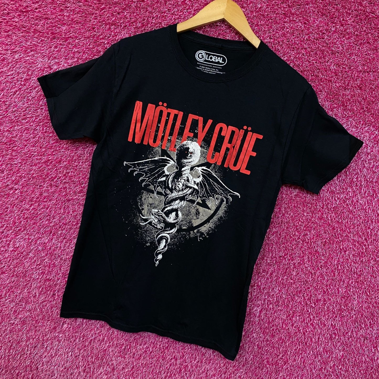 Motley Crue Dr Feel Good Album Art Heavy Metal Band Tee S