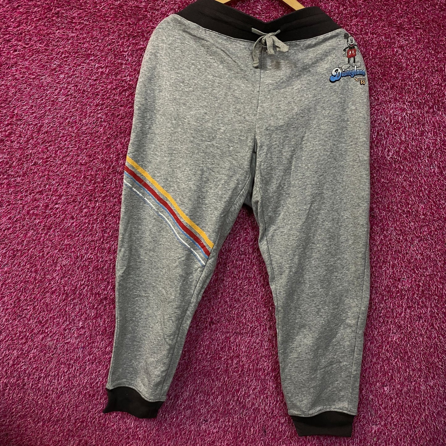 Disney Resort '55 Logo Parks Authentic Original Joggers 1X