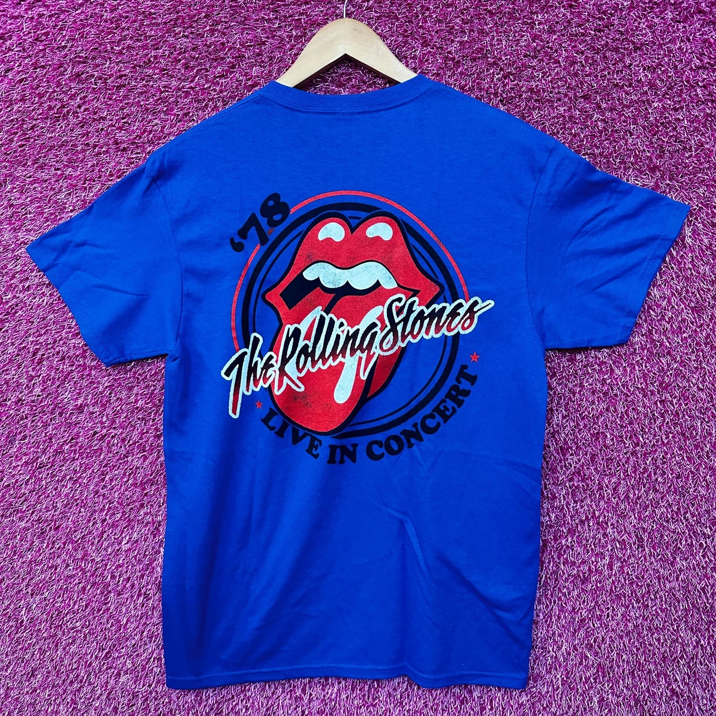 The Rolling Stones 78 live in Concert Rock Tshirt size Medium
