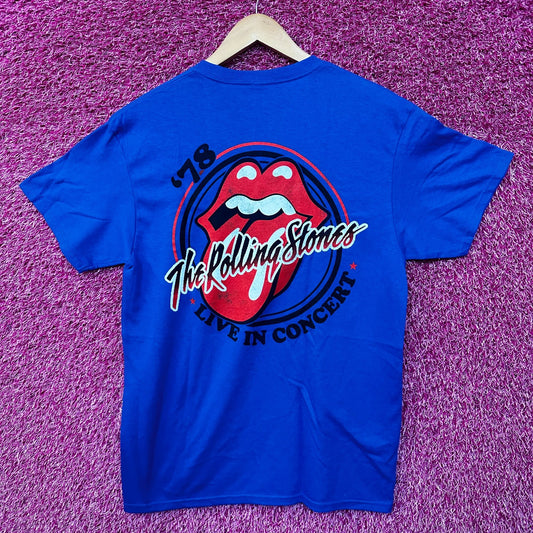 The Rolling Stones 78 live in Concert Rock Tshirt size Medium