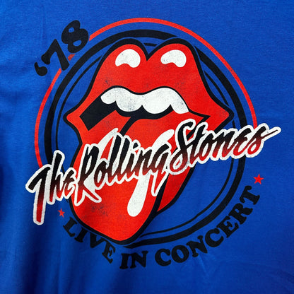 The Rolling Stones 78 live in Concert Rock Tshirt size Medium