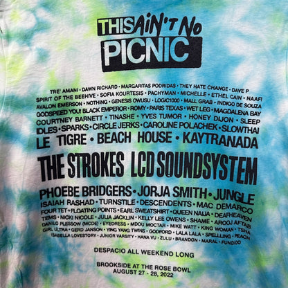 The Strokes Tour Rock Tie Dye Tshirt size Medium