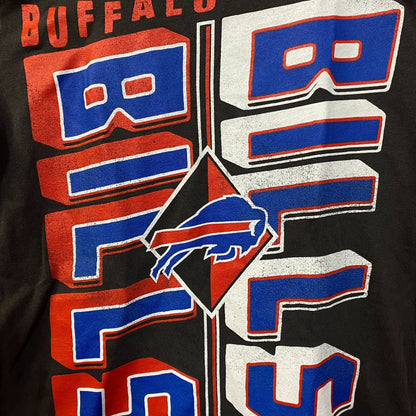 Junk Food Clothing Buffalo Bills Split Retro Style Women's T-Shirt XS