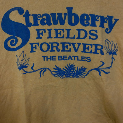 Junk Food The Beatles Strawberry Fields Forever Women's Graphic Tee XL