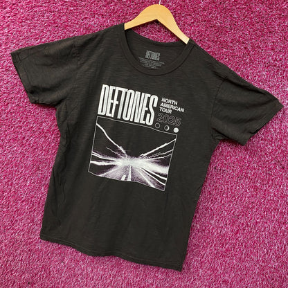 Deftones 2025 North American Tour 2025 Nu Metal T-Shirt Medium
