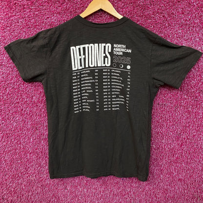 Deftones 2025 North American Tour 2025 Nu Metal T-Shirt Medium