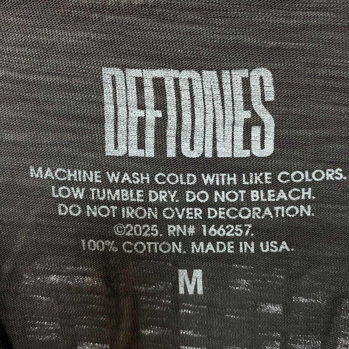 Deftones 2025 North American Tour 2025 Nu Metal T-Shirt Medium