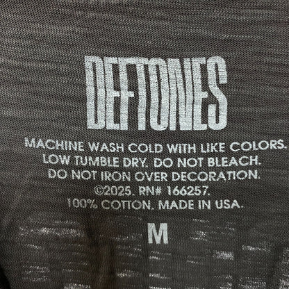Deftones 2025 North American Tour 2025 Nu Metal T-Shirt Medium