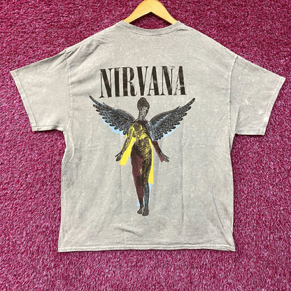 Nirvana In Utero Angel Graphic Design T-Shirt XL