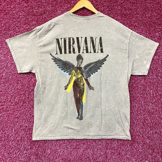 Nirvana In Utero Angel Graphic Design T-Shirt XL